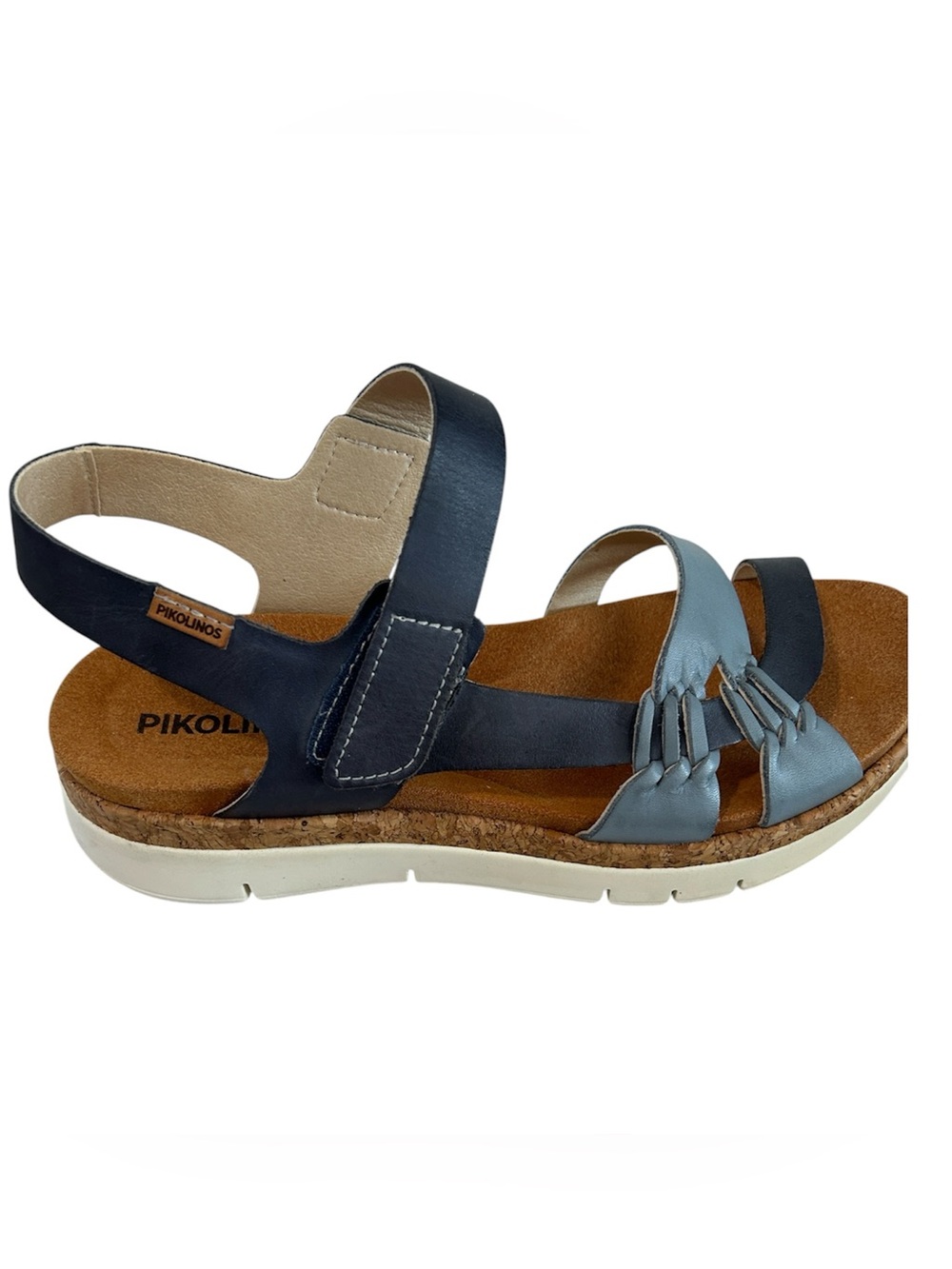 Pikolinos Palma Wedge Sandal, Denim, Size EU41/US10-10.5, NWOT Display pair - Picture 8 of 11